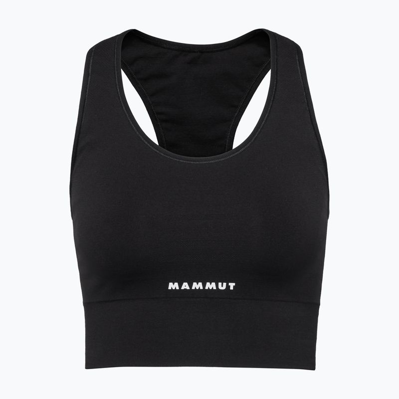 Termoaktív melltartó Mammut All-Mountain Seamless BL Sport black/white 4