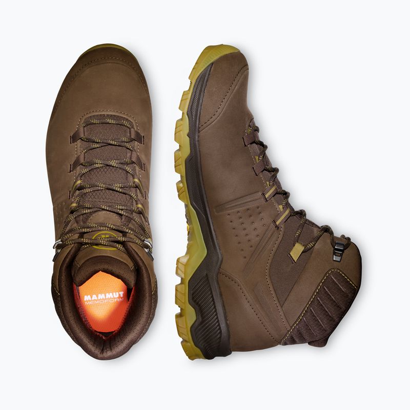 Kirándulócipők Mammut Mercury IV Mid GTX Men moor/amber green 4