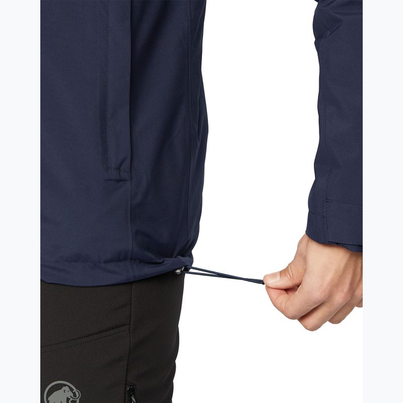 Férfi esőkabát Mammut Linard HS Thermo Hooded Jacket Men marine 7