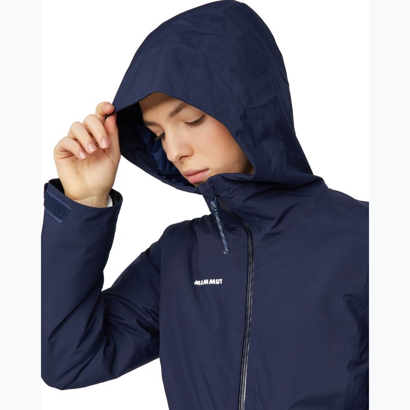 Női esőkabát Mammut Linard HS Thermo Hooded Jacket Women marine 5