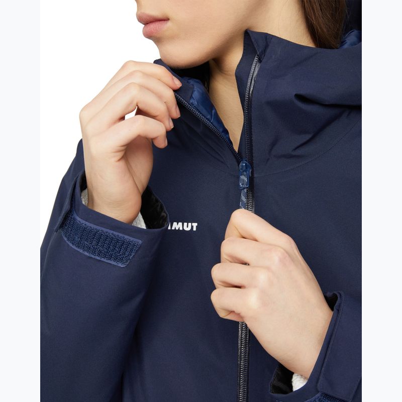 Női esőkabát Mammut Linard HS Thermo Hooded Jacket Women marine 7