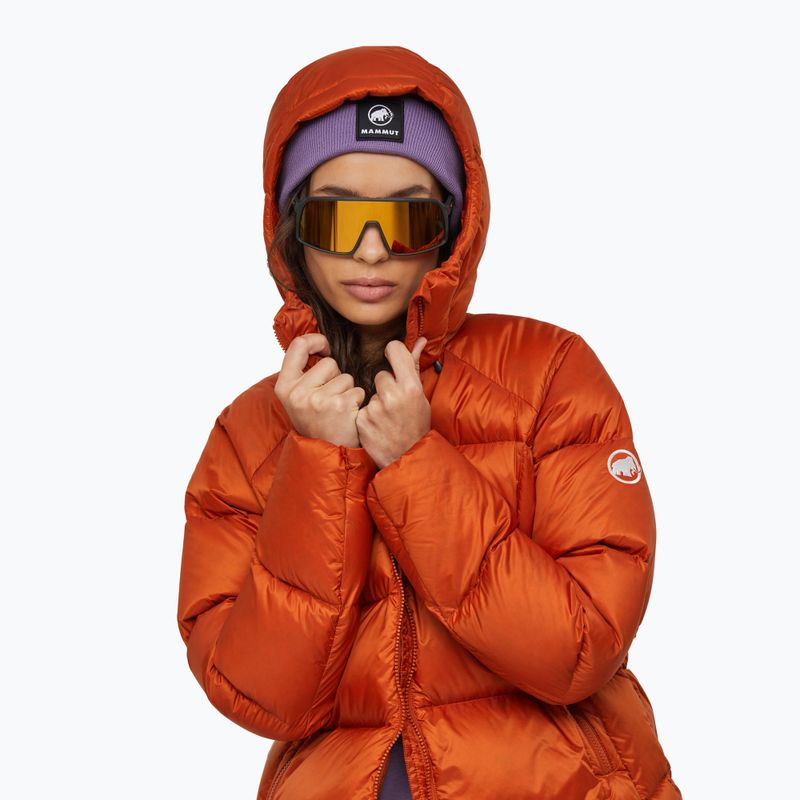 Női pehelykabát Mammut Glacier Glow IN Hooded autumn larice 5