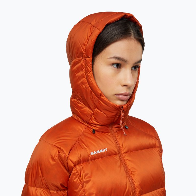 Női pehelykabát Mammut Glacier Glow IN Hooded autumn larice 6