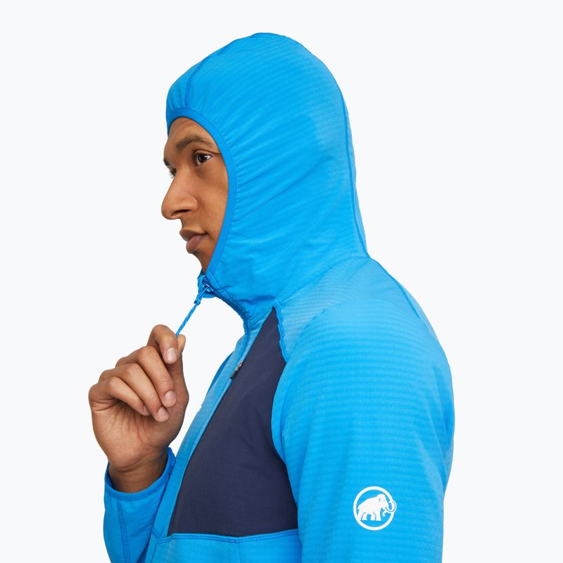 Férfi trekking pulóver Mammut Madris Light ML Hooded Jacket Men glacier blue/marine 5