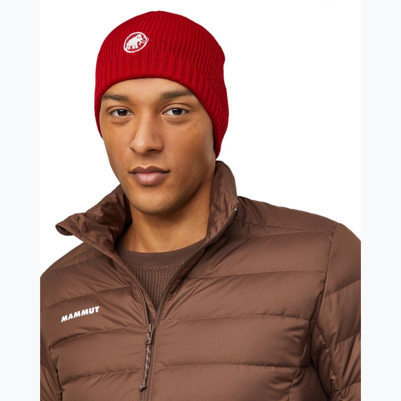 Téli sapka Mammut Sublime Beanie dark mammut red 3