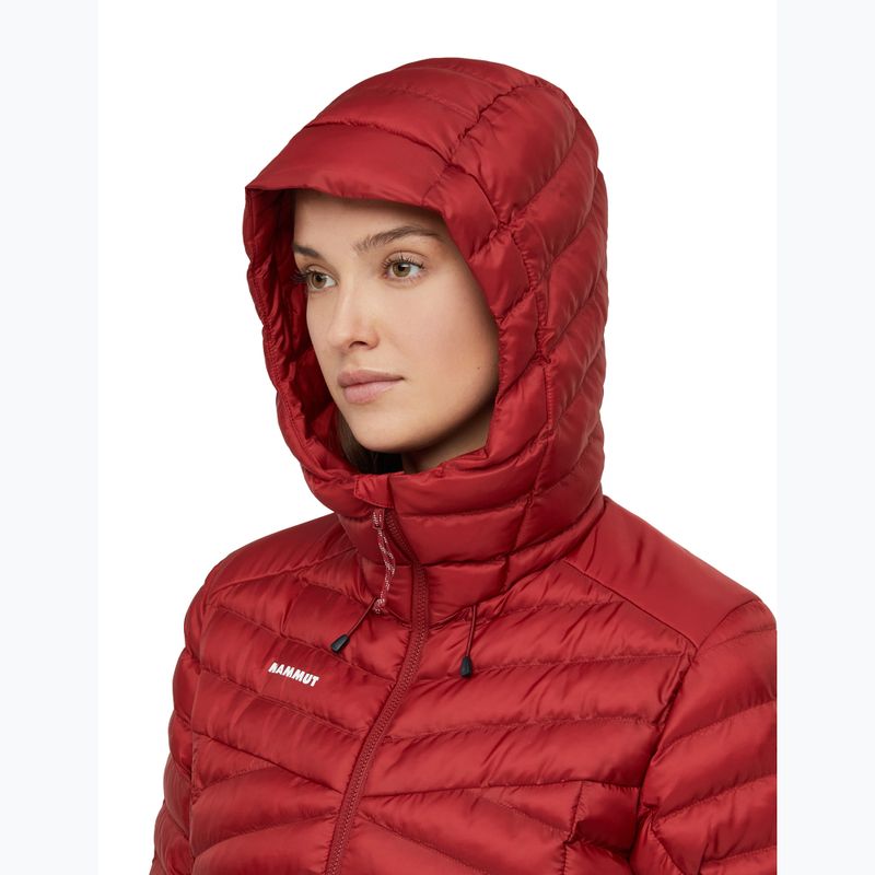 Női bélelt kabát Mammut Albula IN Hooded Jacket Women dark mammut red 6