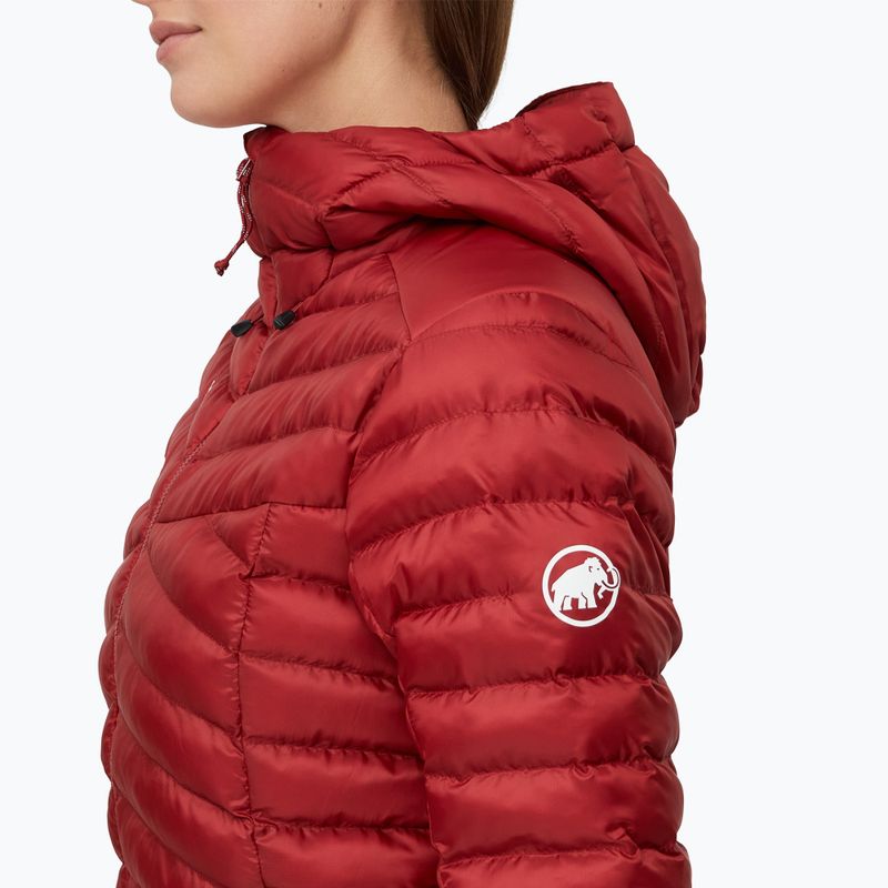 Női bélelt kabát Mammut Albula IN Hooded Jacket Women dark mammut red 7