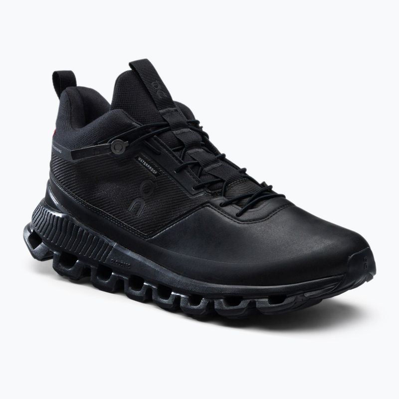 Férfi futócipő ON Cloud Hi Waterproof fekete 2899674