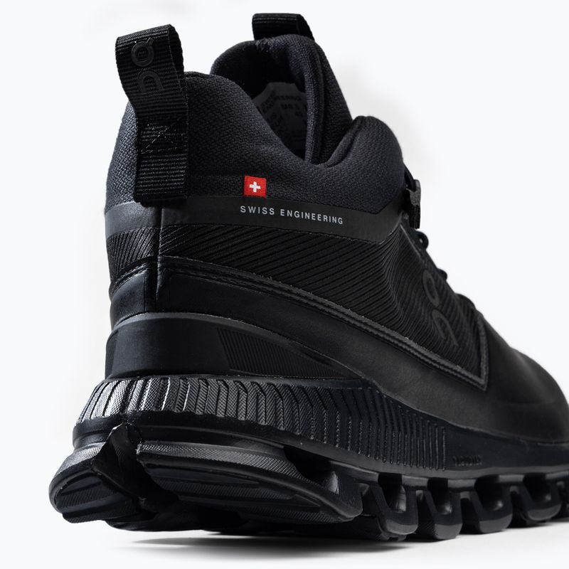 Férfi futócipő ON Cloud Hi Waterproof fekete 2899674 8