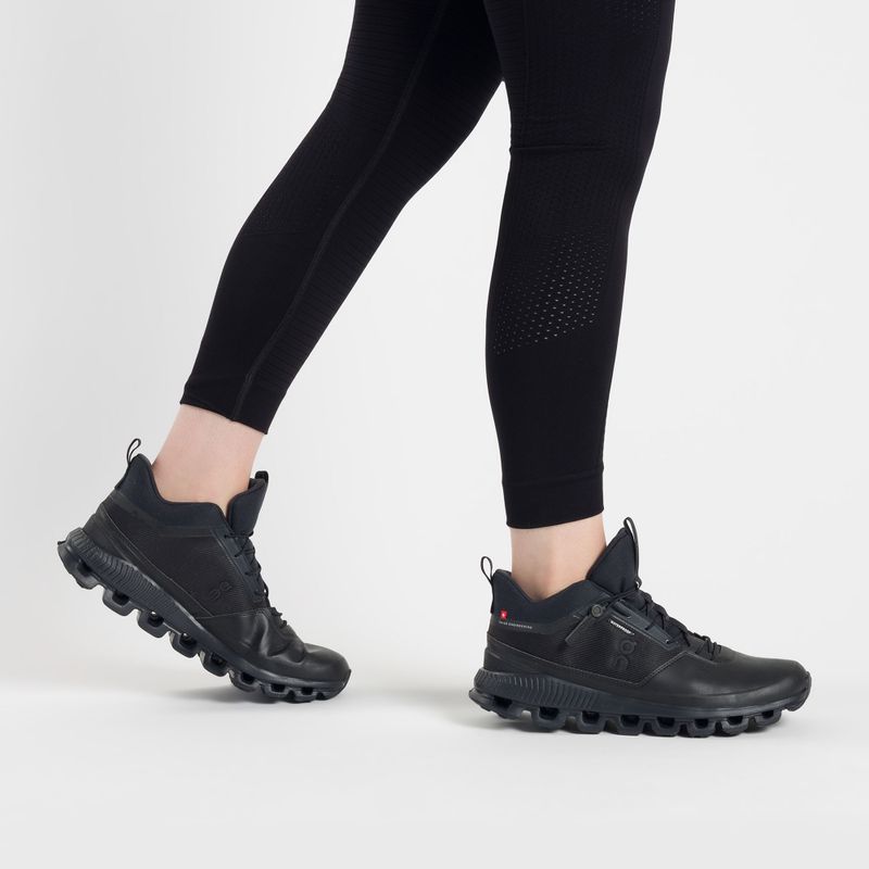 Női futócipő ON Cloud Hi Waterproof fekete 2899672 2