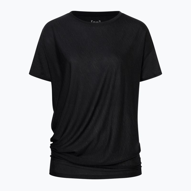 Női jóga póló super.natural Yoga Loose Tee jet black 3