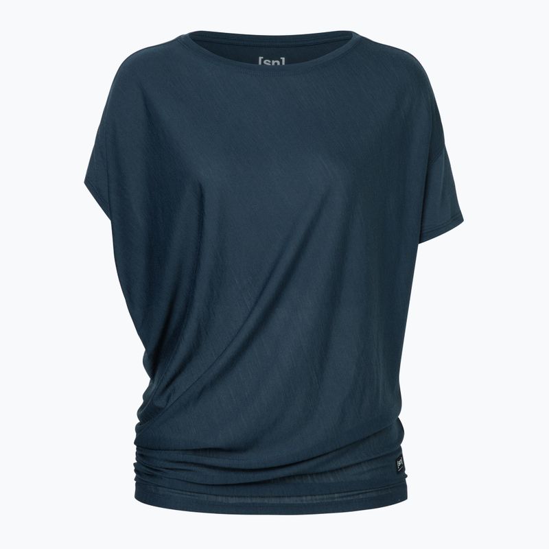 Női jóga póló super.natural Yoga Loose Tee blueberry 3