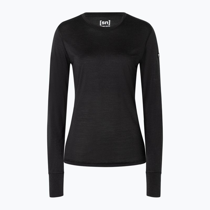 Női termoaktív hosszú ujjú felső super.natural Tundra 175 jet black 2