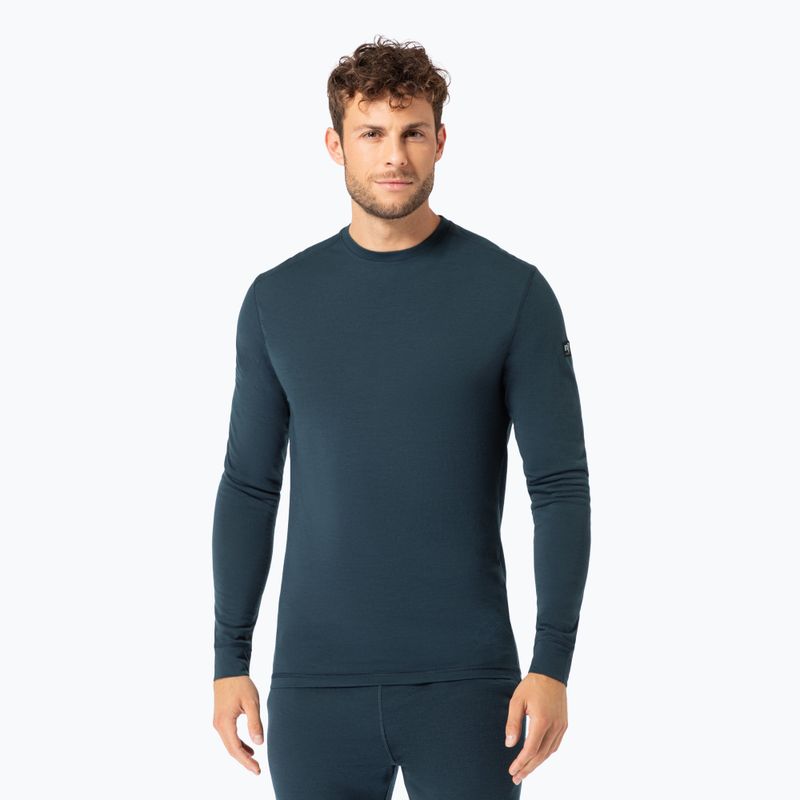 Férfi termoaktív hosszú ujjú felső Super.Natural Tundra 175 blueberry