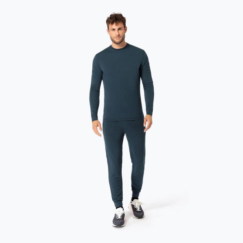 Férfi termoaktív hosszú ujjú felső Super.Natural Tundra 175 blueberry 2