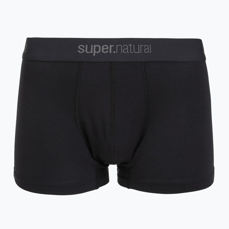 Férfi termikus boxeralsók super.natural Tundra 175 2 pár jet black/jet black 2