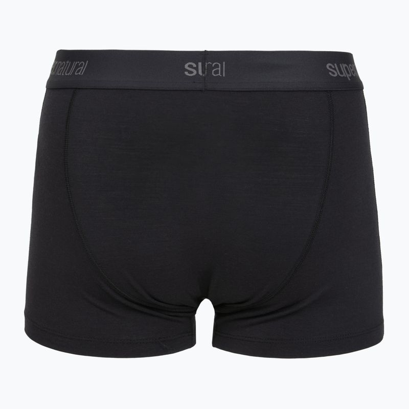 Férfi termikus boxeralsók super.natural Tundra 175 2 pár jet black/jet black 3