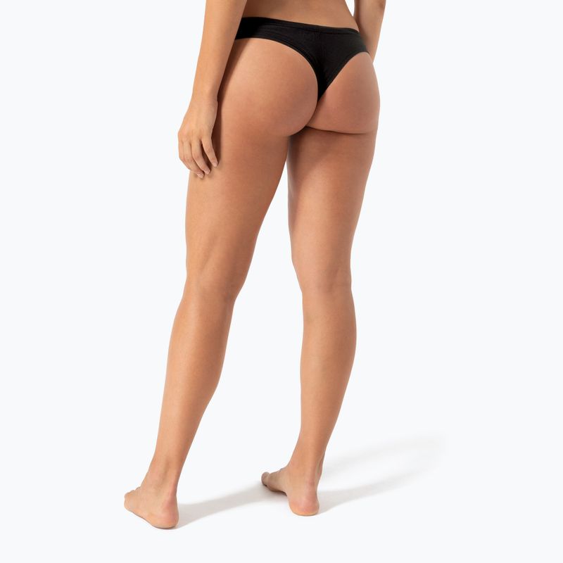 Női thermo aktív alsónemű super.natural Tundra 175 Thong jet black 5