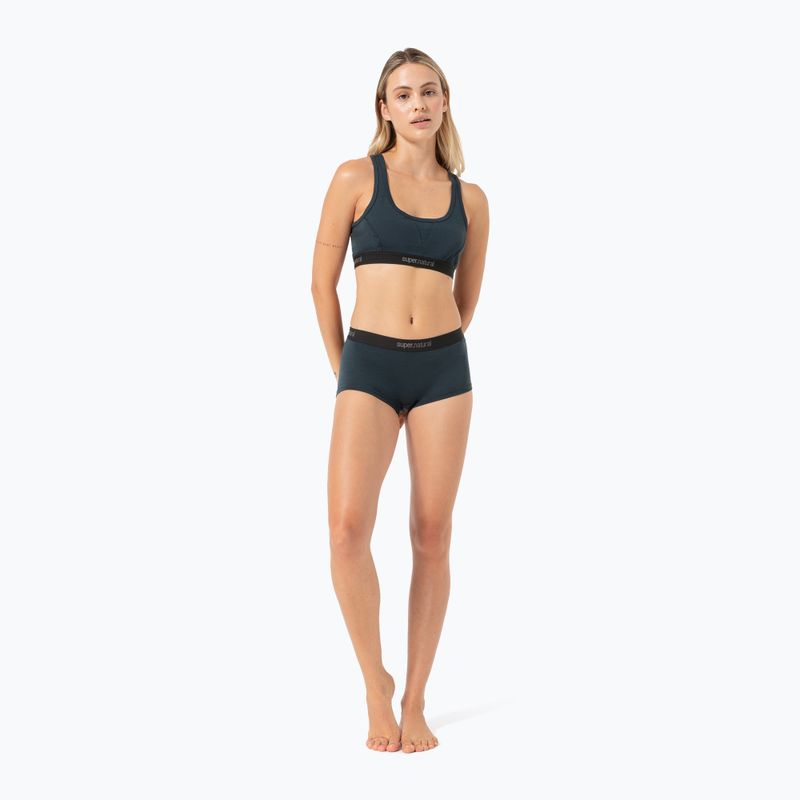 Női thermo boxeralsó super.natural Tundra 175 Hipser 2 pár blueberry/blueberry 4