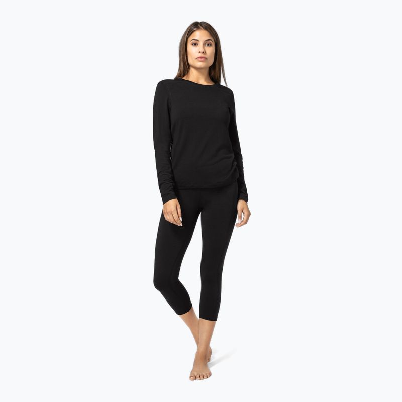 Női termoaktív felső super.natural Arctic 230 jet black 2