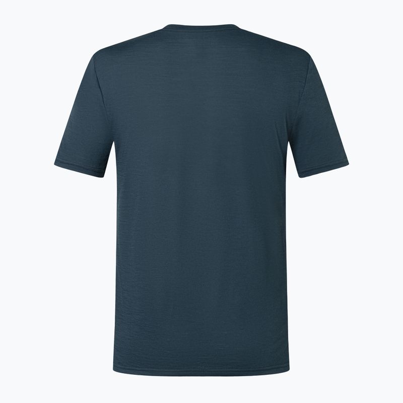Férfi póló super.natural Carabineri Tee blueberry/vapor grey 3