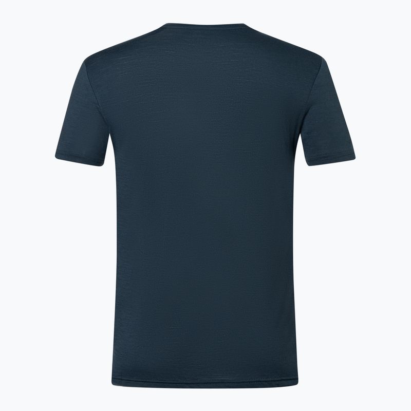 Férfi póló super.natural Landi Tee blueberry/vapor grey 5
