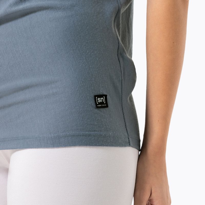 Női jóga póló super.natural Yoga Loose Tee flint stone 2