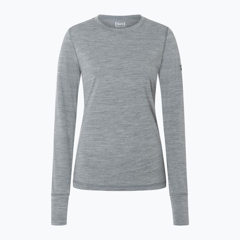 Női thermo hosszú ujjú felső super.natural Tundra 175 cashmere grey melange 4