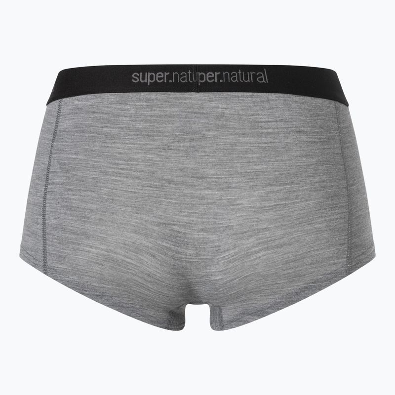 Női thermo boxeralsó super.natural Tundra 175 Boyfriend Hipster cashmere grey melange 2