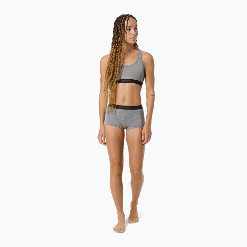 Női thermo boxeralsó super.natural Tundra 175 Boyfriend Hipster cashmere grey melange 4