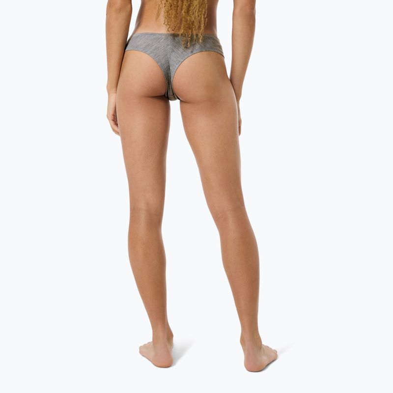 Női thermo aktív alsónemű super.natural Tundra 175 Thong kasmír szürke melange 5