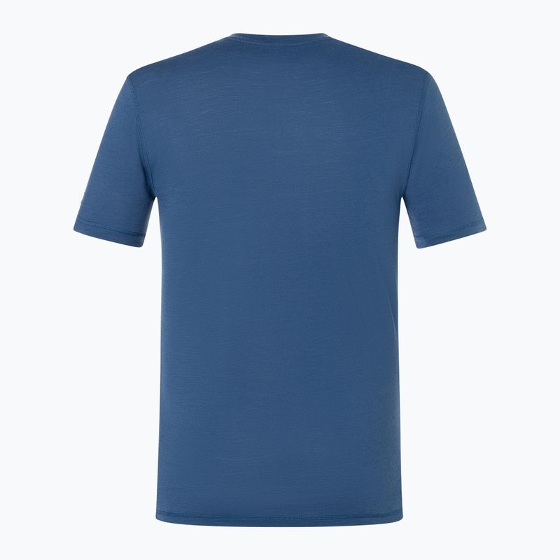 Férfi thermo póló super.natural Sierra 140 Tee cashmere grey melange 5
