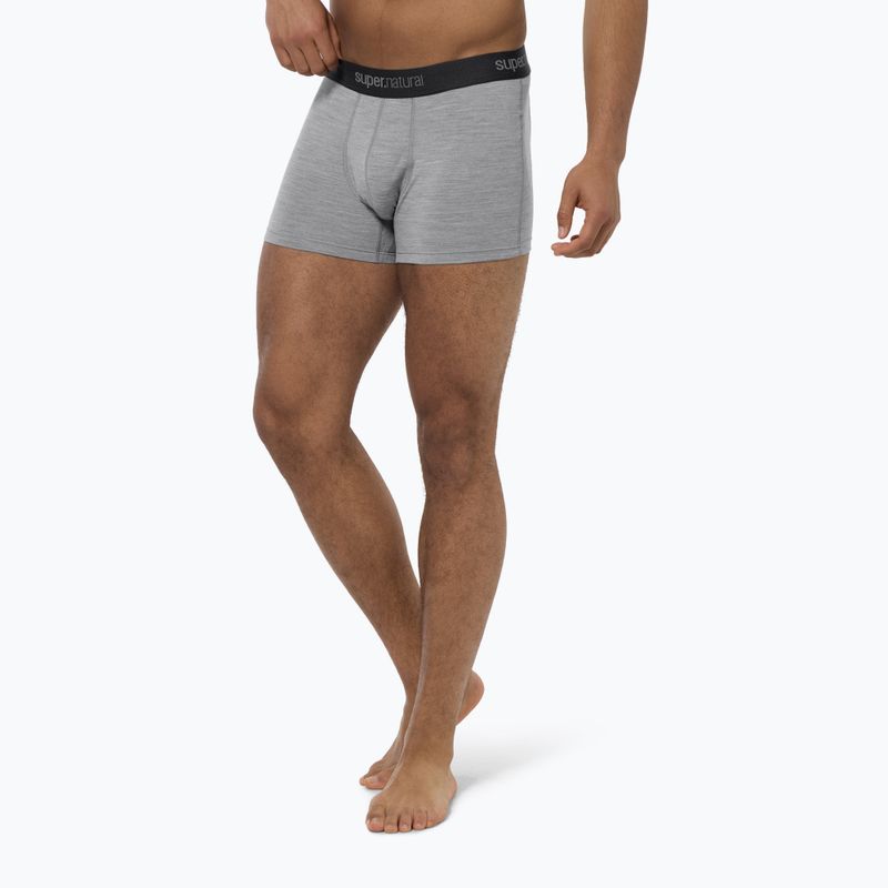 Férfi thermo boxeralsó super.natural Tundra 175 cashmere grey melange 3