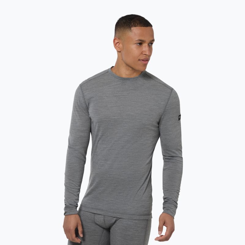 Férfi termoaktív pulóver Super.Natural Tundra 175 cashmere grey melange
