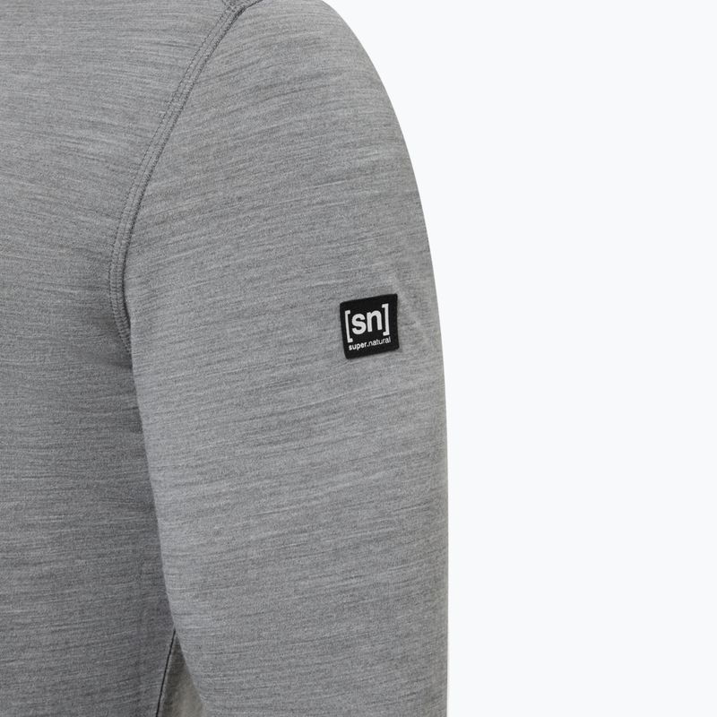Férfi hosszú ujjú termikus póló Super.Natural Tundra 175 cashmere grey melange 4