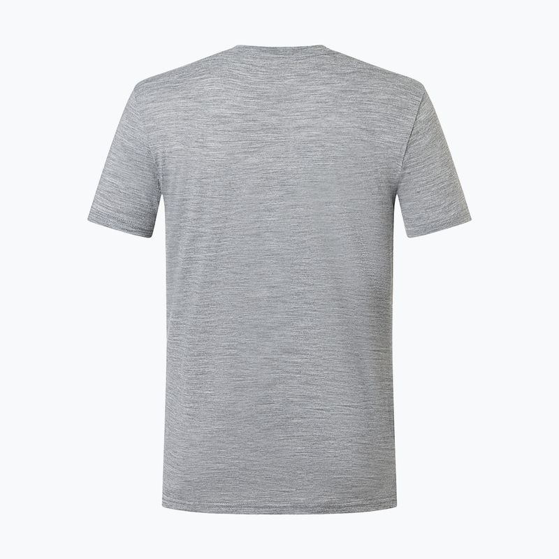 Férfi póló super.natural Carski cashmere grey melange/various 6