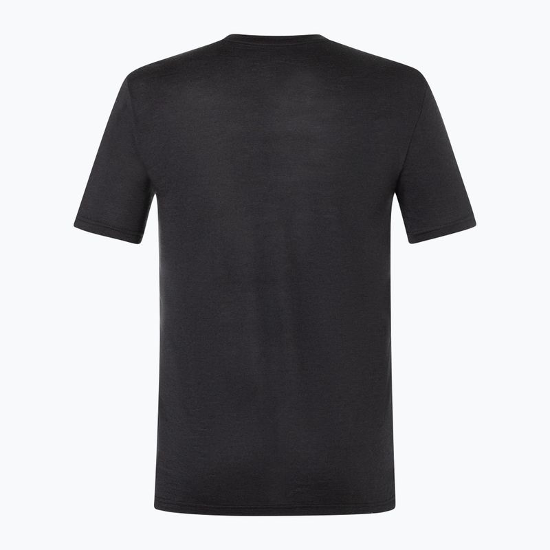 Férfi póló super.natural Go Hiking Tee jet black/various 6