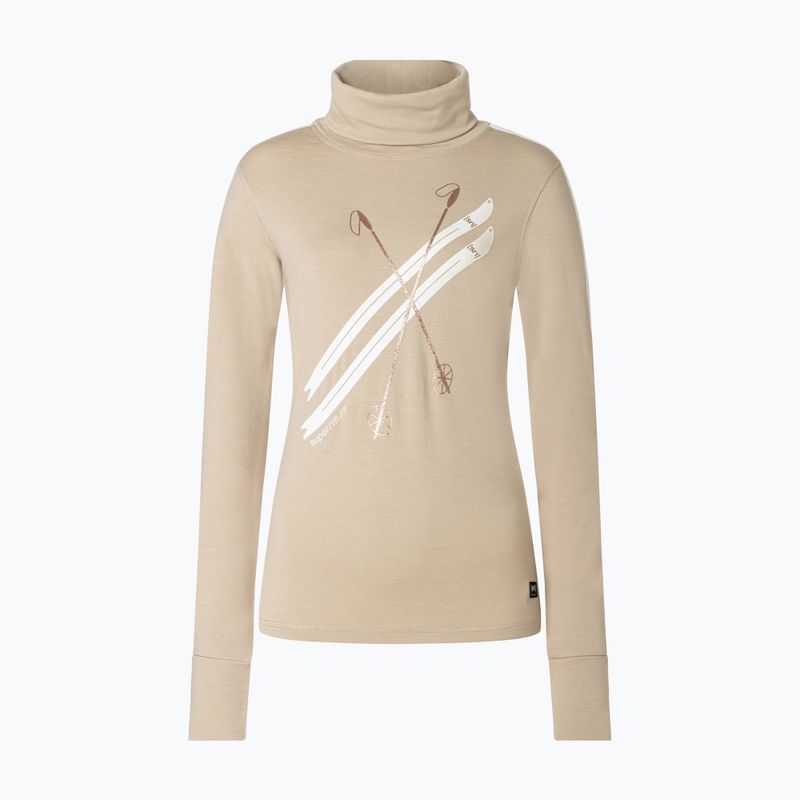 Női pulóver Super.Natural KryTeeede Ski Roll Neck pepper/white/mountain trail gl/white 4