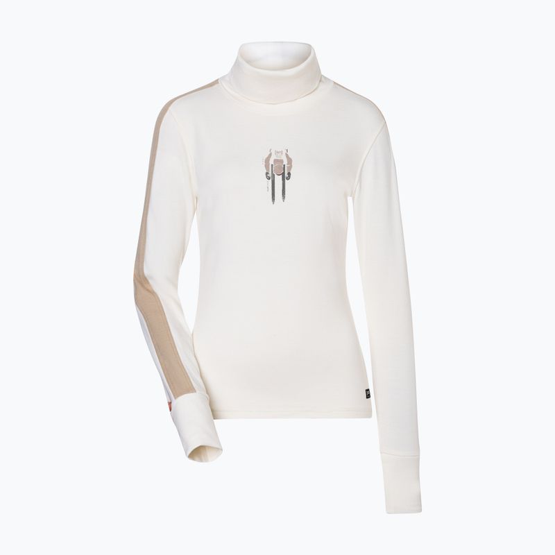 Női pulóver Super.Natural Racing Team Roll Neck fresh white / w. pepper / various 5