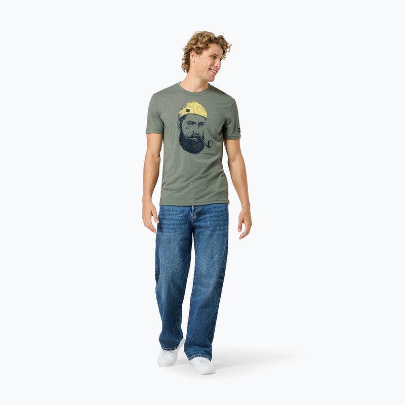 Férfi póló Super.Natural Sailor Tee eucalyptus/blueberry/aspen gold 2
