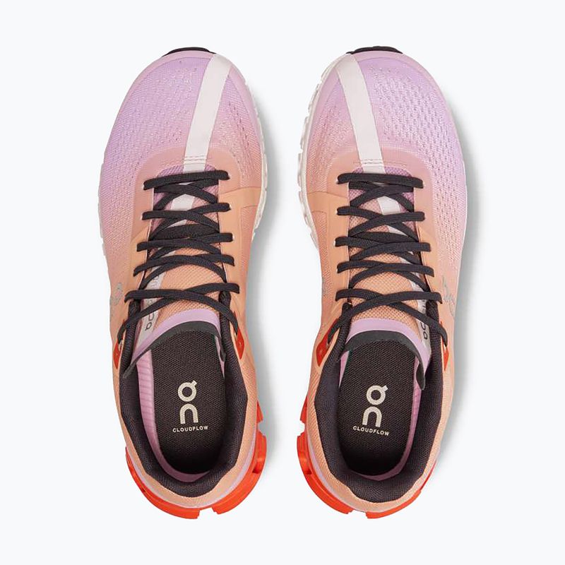 Női futócipő ON Cloudflow Rose/Fiji 3598686 13