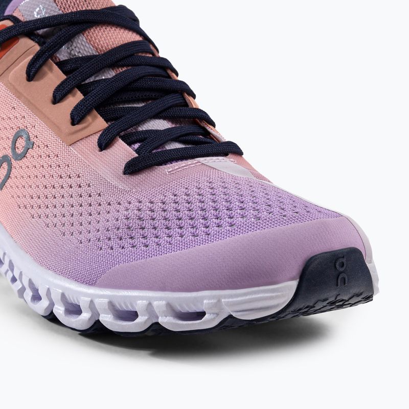 Női futócipő ON Cloudflow Rose/Fiji 3598686 7