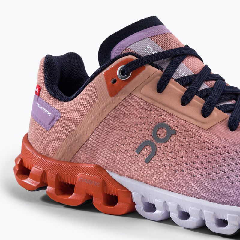 Női futócipő ON Cloudflow Rose/Fiji 3598686 8
