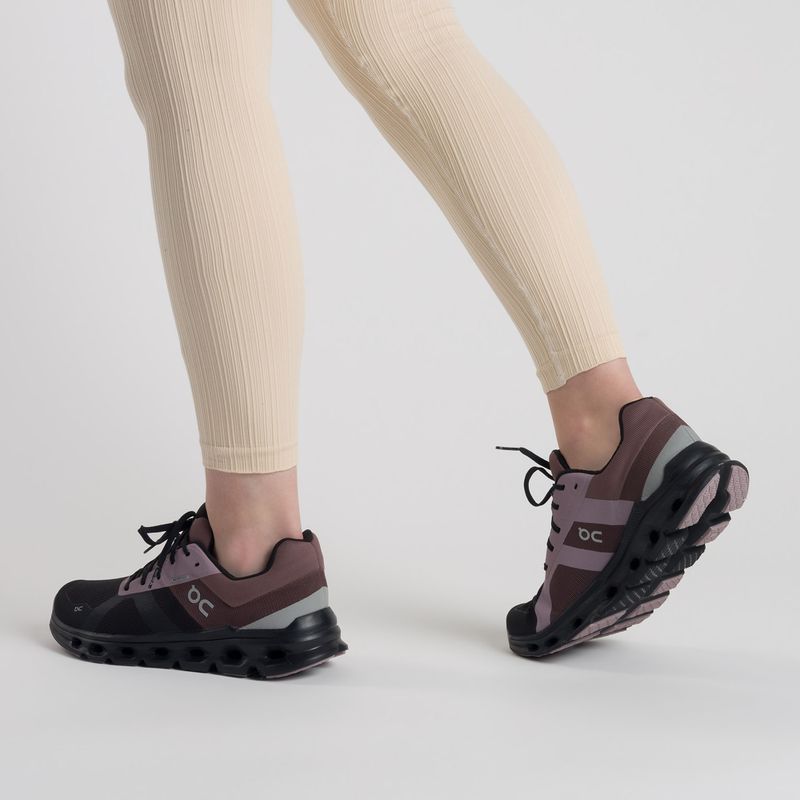 Női futócipő On Cloudrunner Waterproof fekete-barna 5298636 3