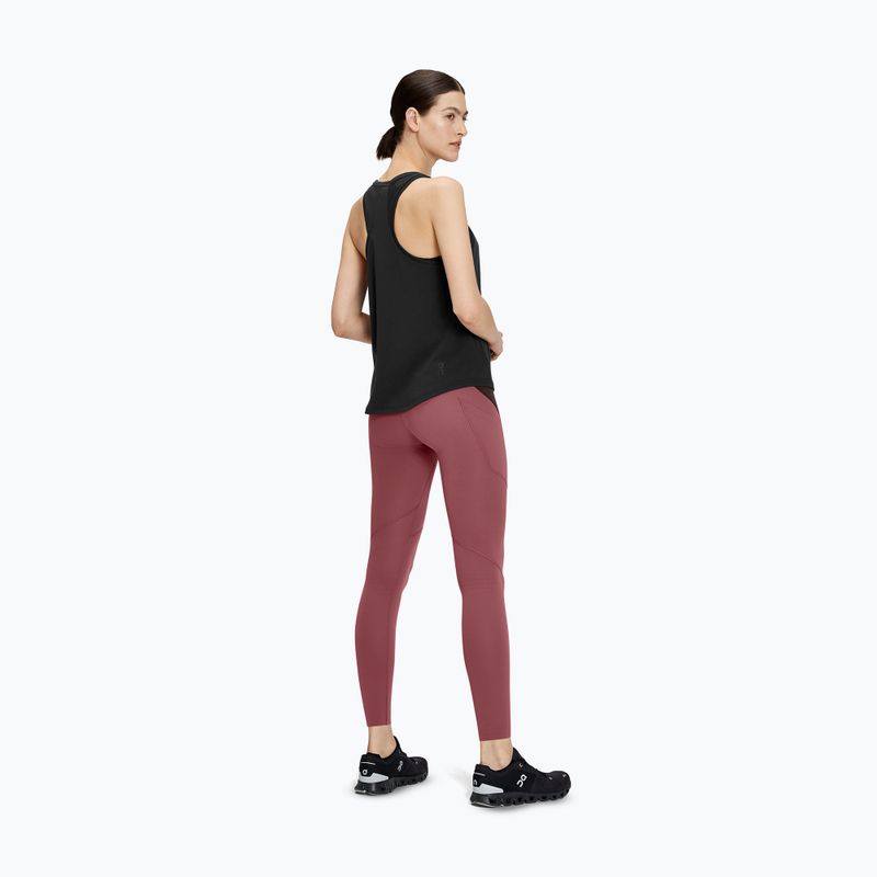 Női futó póló On Running Focus felső fekete 3