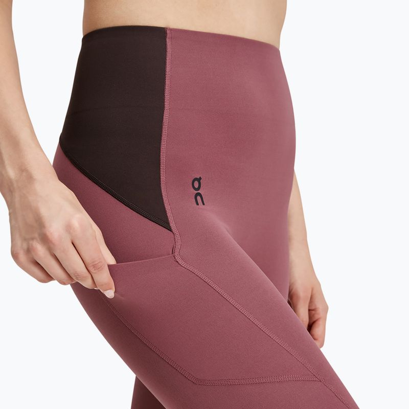 Női leggings On Running Movement 3/4 cherry/ox 4