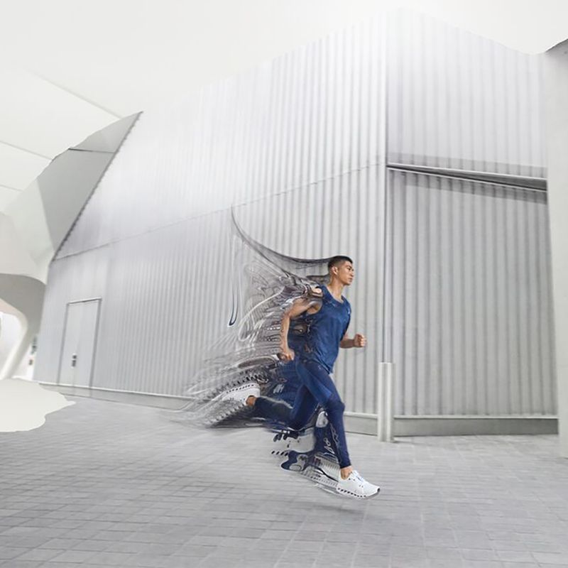 Férfi futócipő On Cloudsurfer white/frost 9