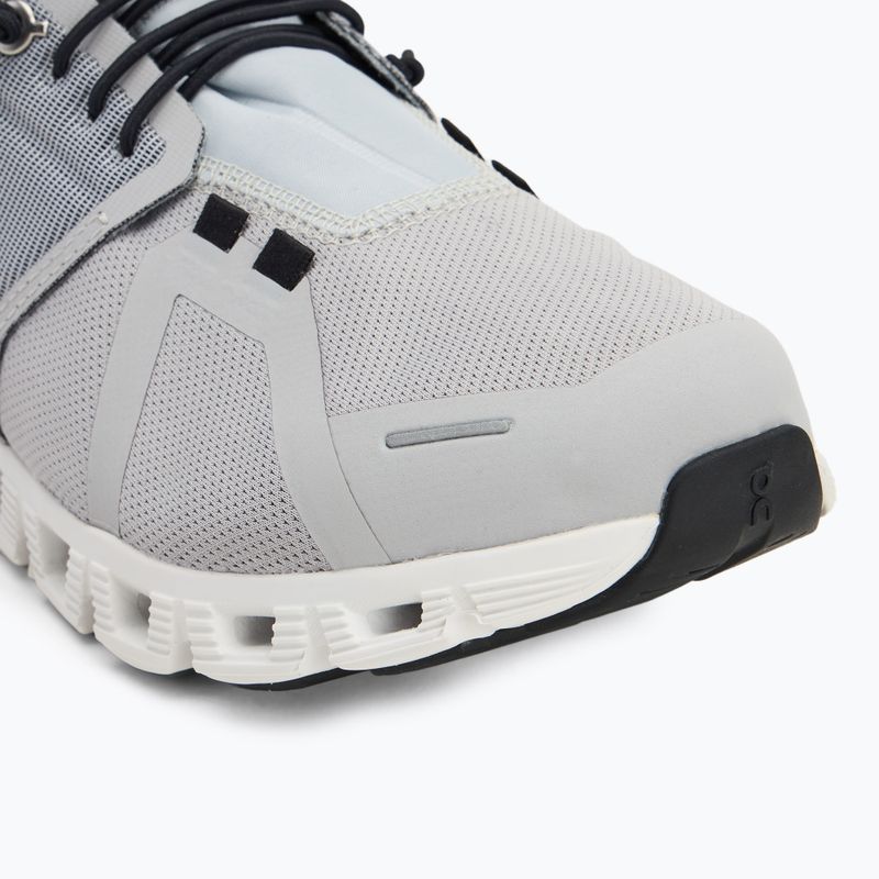 Női futócipő On Cloud 5 Waterproof gleccser/fehér 7