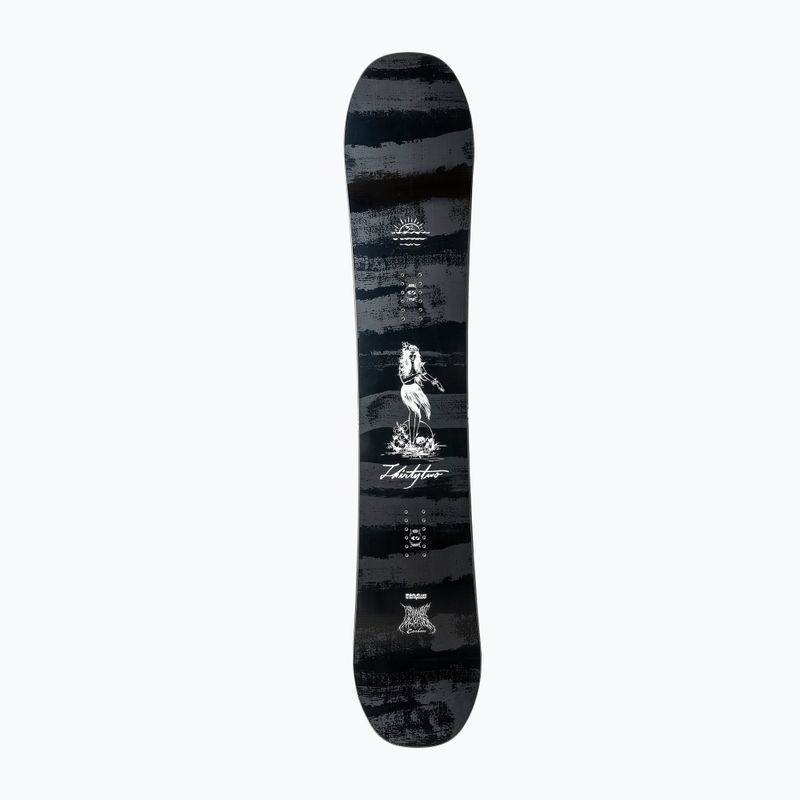Férfi snowboard deszka ThirtyTwo Permanent Vacation Carbon black 2