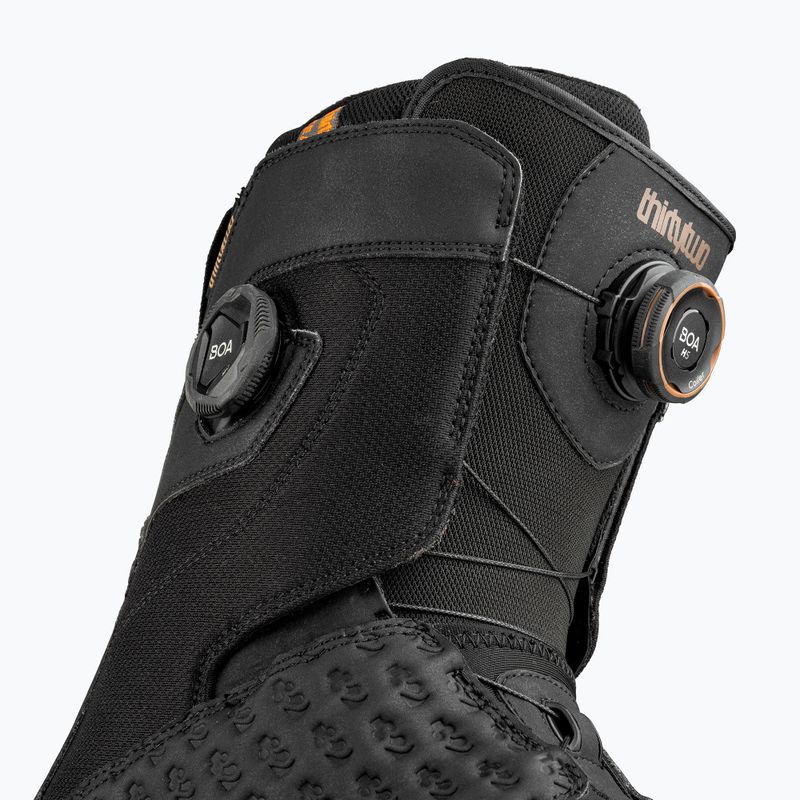 Férfi snowboard cipők ThirtyTwo Lashed Double Boa black/black/gum 5